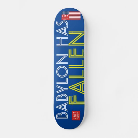 BABYLON IS gevallen skateboard (Voorkant)