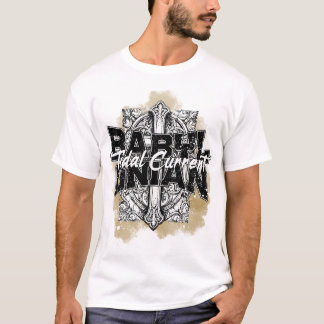 Babylonische Getijde Stroom Gotisch Kruis Grafisch T-shirt
