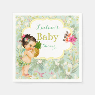 Babymeisje Bikini Tropische Luau Hawaiaanse Vlecht Servet