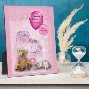  babymeisje fotoplaat