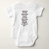 babymeisje romper (Achterkant)