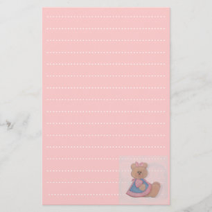 babymeisjeslijstplanner briefpapier
