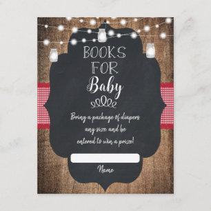 BabyQ BBQ Baby shower Boek Aanvraag Informatiekaartje
