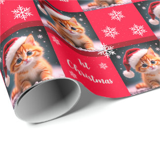 Baby's 1e kerst Schattige Cadeaupapier