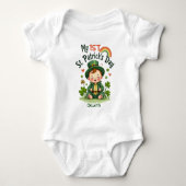 Baby's 1e St. Patrick's Day, Kleine Schat Romper (Voorkant)