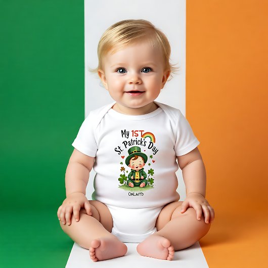 Baby's 1e St. Patrick's Day, Kleine Schat Romper