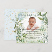 Baby's 1e verjaardag, kijk me aan..., (Voorkant / Achterkant)