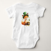 Baby's 1st St. Patrick's Day, Foxy & Fortunate Romper (Achterkant)