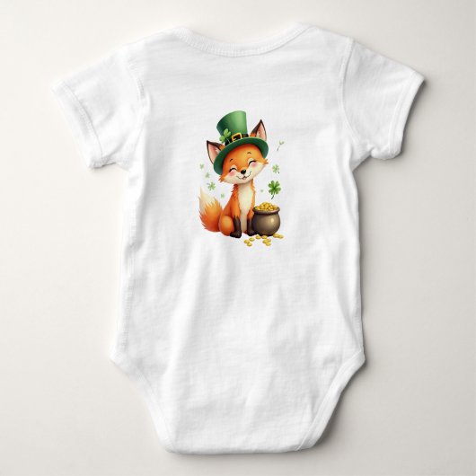 Baby's 1st St. Patrick's Day, Foxy & Fortunate Romper (Achterkant)