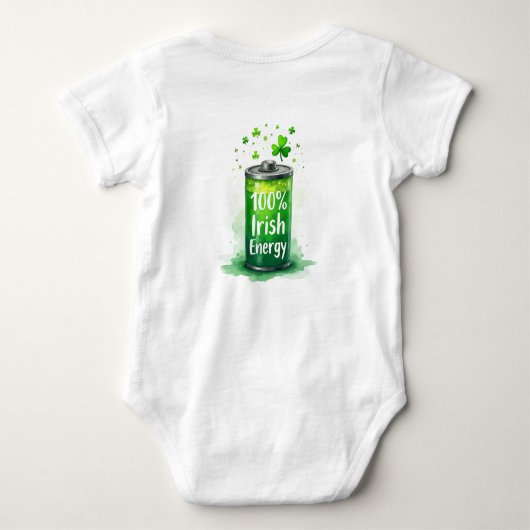 Baby's 1st St. Patrick's Day, Pot o’ Giggles Romper (Achterkant)