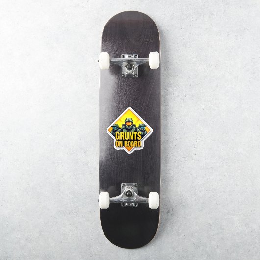 Baby's aan boord sticker (Skateboard)