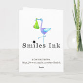 Baby's, aardige mensen kaart (Achterkant)