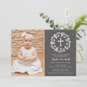 Baby's adembenemend Christening Kaart (Staand voorkant)