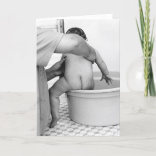 Baby's Bath-kaarten Kaart