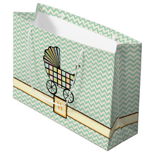 Baby's Blocks Kinderwagen Gift Bag Large Cadeauzakje