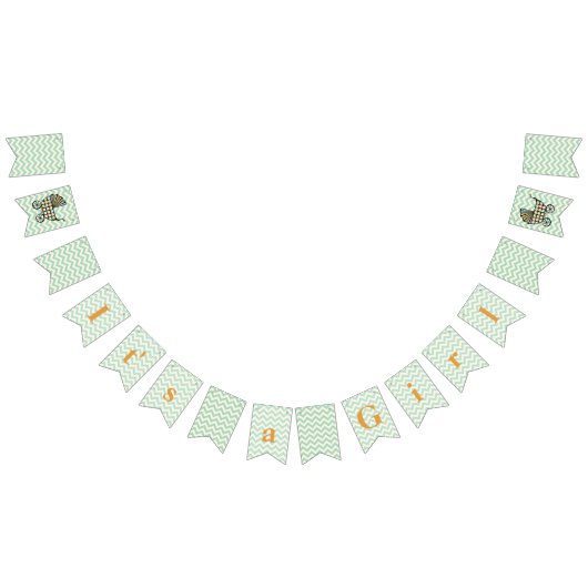 Baby's Blocks Wandelwagen Bunting Banner (Alle)