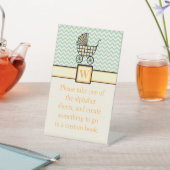 Baby's Blocks Wandelwagen Pedestal Sign Reclamebord Met Voetstuk (Insitu)