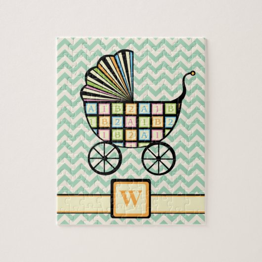 Baby's Blokken Stroller Puzzle Legpuzzel (Verticaal)