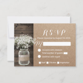 Baby's Breath Bloemstuk Pot Rustieke Kraft RSVP