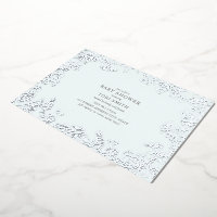 Baby's Breath Blue Boy Baby shower