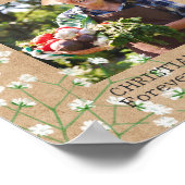 Baby's Breath Boho Rustische In Loving Memory Trou Poster (Hoek)