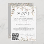 Baby's Breath Bruiloft Behuizing Kaart (Voorkant / Achterkant)