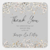 Baby's Breath Dank u voor Sticker (Voorkant)