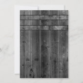  baby's Breath Floral Jar Barn Wedding Kaart (Achterkant)