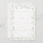 Baby's Breath Gypsophila Kaart (Achterkant)