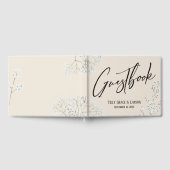 Baby's Breath Handschrift Cream Guestbook Gastenboek (Volledig)