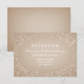 Baby's Breath Karton Inspiratie Reception Kaart (Voorkant / Achterkant)