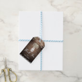 Baby's Breath & Lights rustieke bruiloft gunst Cus Cadeaulabel (Met Touw)