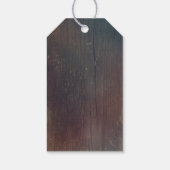 Baby's Breath Mason Jar Rustiek Land Cadeaulabel (Achterkant)