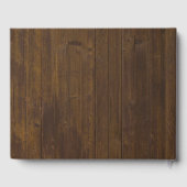 Babys Breath Rustic Mariage livre d'hôtes (Verso)