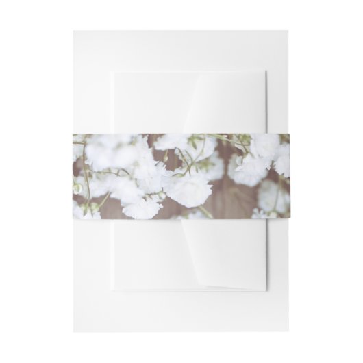 Baby's Breath Rustic Wedding Uitnodigingen Wikkel (Voorkant Voorbeeld)