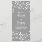 Baby's Breath Trouwprogramma's Programma (Voorkant)