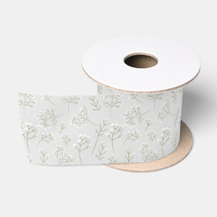 Baby's Breath Witte Bloem Waterverf Gypsophila Lint