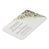  baby's bruinbruidswedstrijd Save the Date Magneet (Linkerzijde)