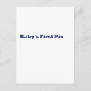 Baby's eerste Afbeelding Het museum Zazzle Gifts Briefkaart
