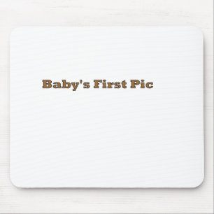 Baby's eerste Afbeelding Het museum Zazzle Gifts Muismat