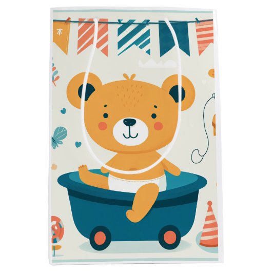 Baby's eerste bad medium cadeauzakje (Voorkant)