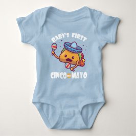 Baby's Eerste Cinco de Mayo Romper