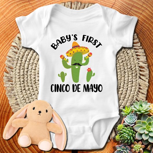 Baby's Eerste Cinco de Mayo Romper