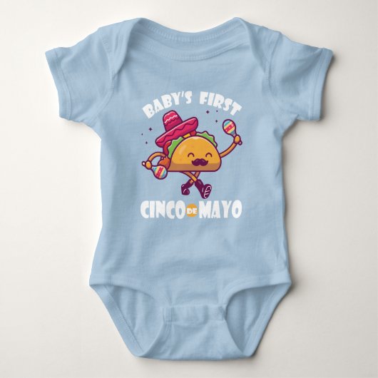 Baby's Eerste Cinco de Mayo Romper (Voorkant)
