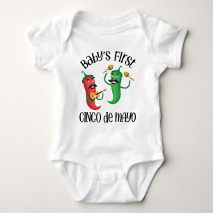 Baby's Eerste Cinco de Mayo Romper
