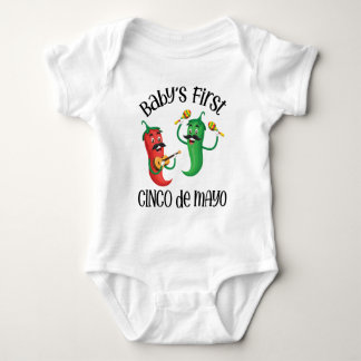Baby's Eerste Cinco de Mayo Romper