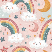 Baby's eerste deken Pastelregenbogen & Knuffels