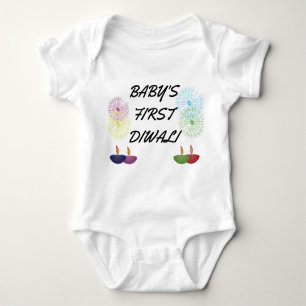 BABY'S EERSTE DIWALI BABY BODYSUIT