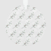 Baby's eerste eenvoudige kerstfotobanner ornament (achterkant)