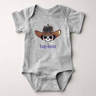 Baby's eerste Halloween,Baby Botten Skelet UNISEX  Romper